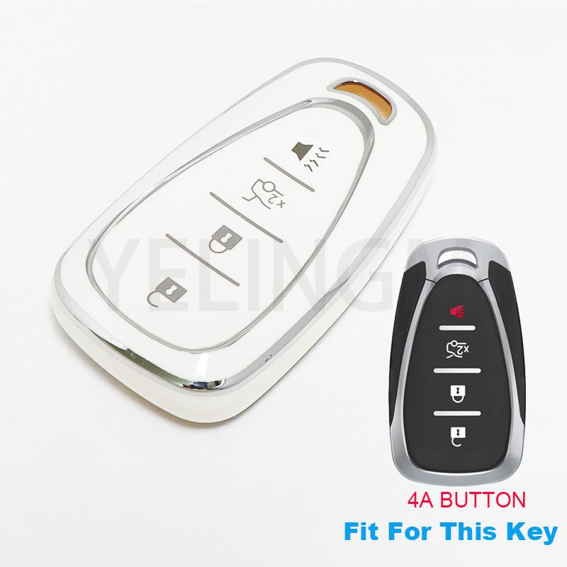 Car Key Case Cover For Chevrolet Chevy Cruze Traverse Spark Equinox Sonic Volt Bolt Malibu Camaro 2/3/4/5 Buttons Auto Shell Fob