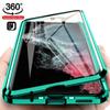 360 Double Glass Full Protection Magnetic Case For Samsung Galaxy S25 S24 Ultra S23 S22 S21 FE S20 Plus A56 A36 A26 A16 A55 Phone Cover