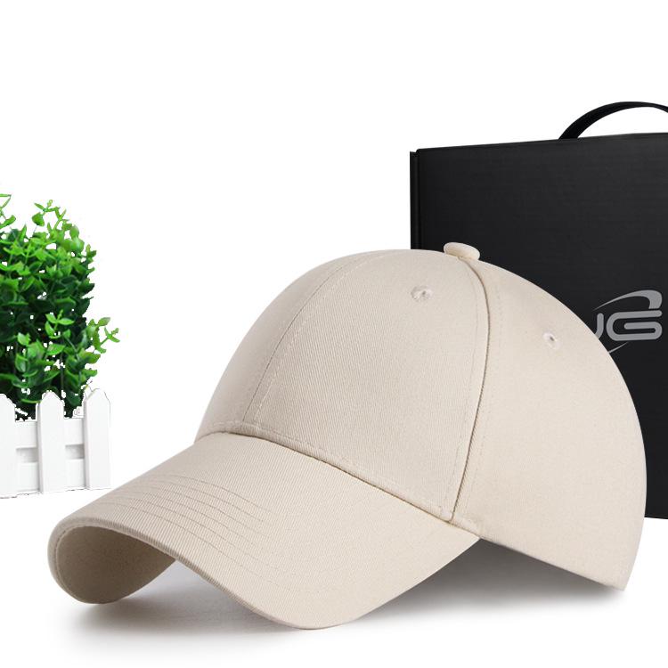 Solid Color Casual Golf Cap - Korean Style Sun Protection Baseball Hat for Men & Women