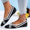 Fashion Women's Flat Shoes 2024 Spring and Autumn New Large Size Pointed Flat Women's Shoes Comfortable Flying Woven Bean Shoes