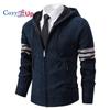 Men's Sweater Cardigan Sweater Hoodie Zip Sweater Sweater Jacket Knit Knitted Color Block Hooded Stylish Outdoor Home Clothing Apparel