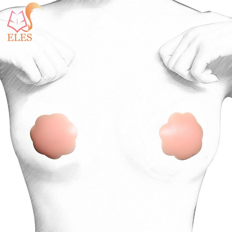 Silicone Breast Nnipple Covering Bra Natural Color One Size Nipple Sticker Underwear