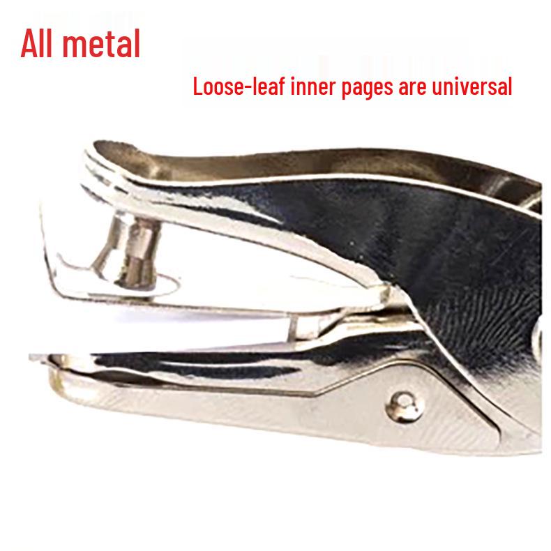 Chenshi Effort-Saving Handheld Metal Hole Punch - Office & Student Use