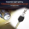 Mini LED Keychain Flashlight Bright Tiny Light Super Bright High Lumens Lightweight Adjustable LED Key Holder Light