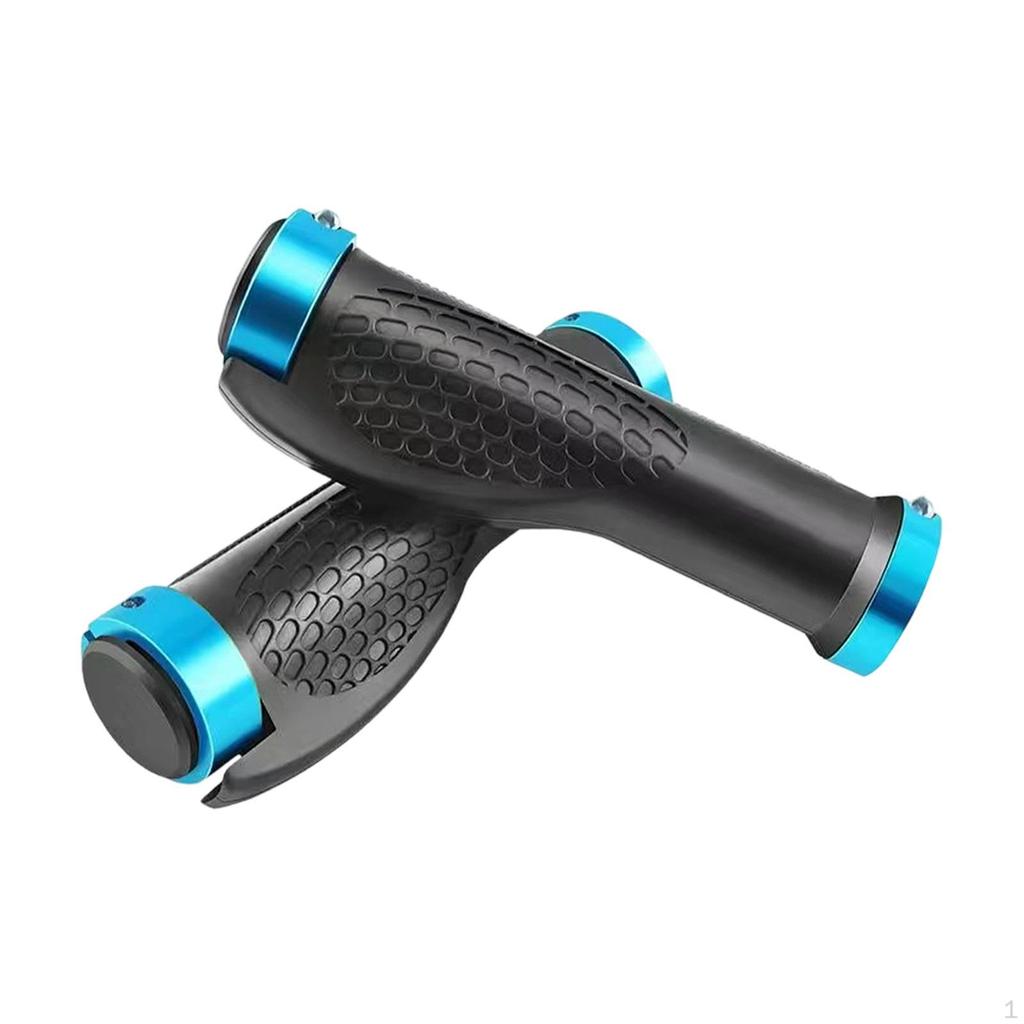 Handlebar Grips Pair Rubber Non Slip Ergonomic Bike Replacement Suitable for Pedal