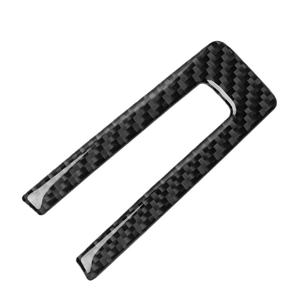 1set Car Carbon Fiber Steering Wheel Frame Trim Cover Sticker-Decals For Ford For Mustang 2009-2013 Interior Mouldings Accessori