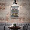 1PC Vertical Retro Metal Tin Poster with Aged Patina Finish, 20x30cm or 30x40cm, Vintage Wall Display for Home Office Cafe Garage Bar Decor