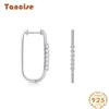 Tancise 925 Sterling Silver Zircon Earrings Drop Earrings For Women Wedding Party Gifts