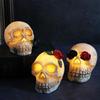 New Halloween Dress Up Props Skull Head Luminous Resin Skull Head Props Bar Dress Up Props
