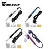 80W Soldering Iron Adjustable Temperature LCD Digital Electric Solder Rework Desoldering Iron Station With Solder Wire Tips Set