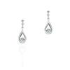 10K White Gold Earrings 151746153201 Canal4℃ (Canal 4℃) (WG)