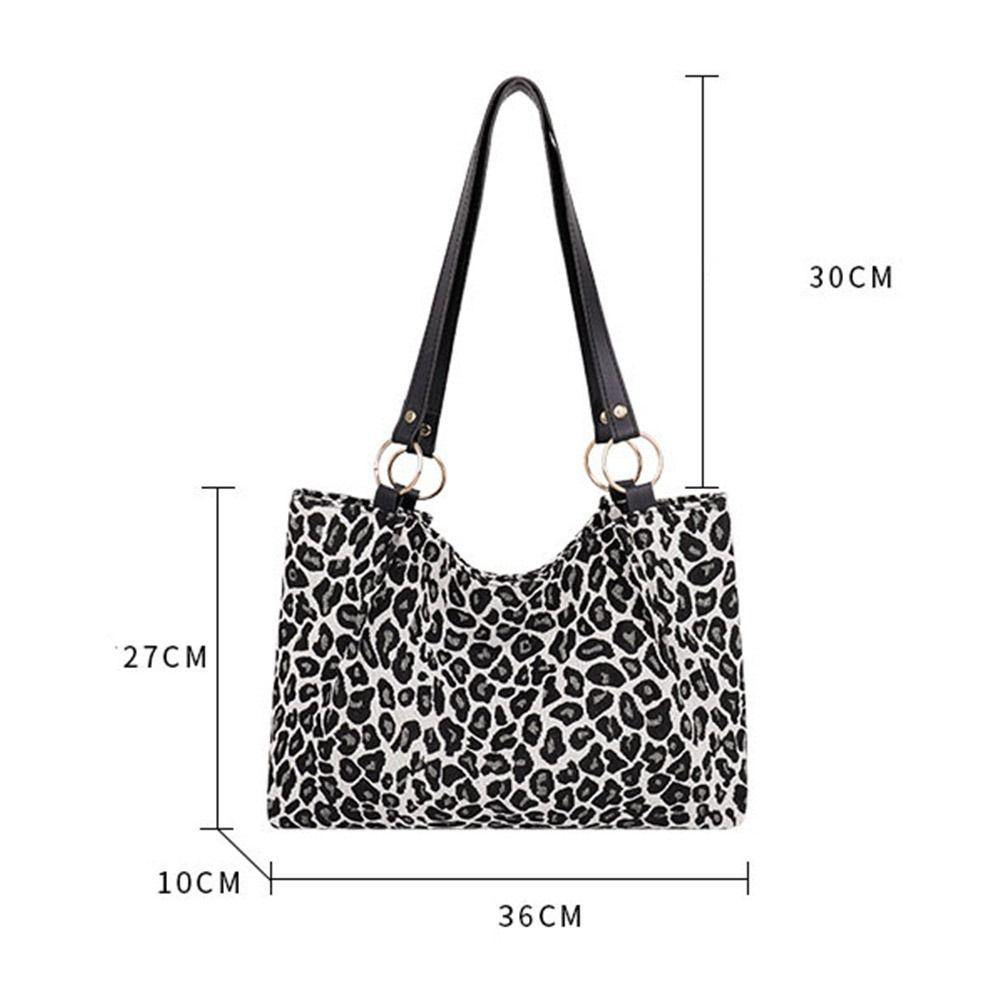 Y2k Single Shoulder Bag Street Style Women Handbags Fashion Leopard Tote Bag  Outdoor
