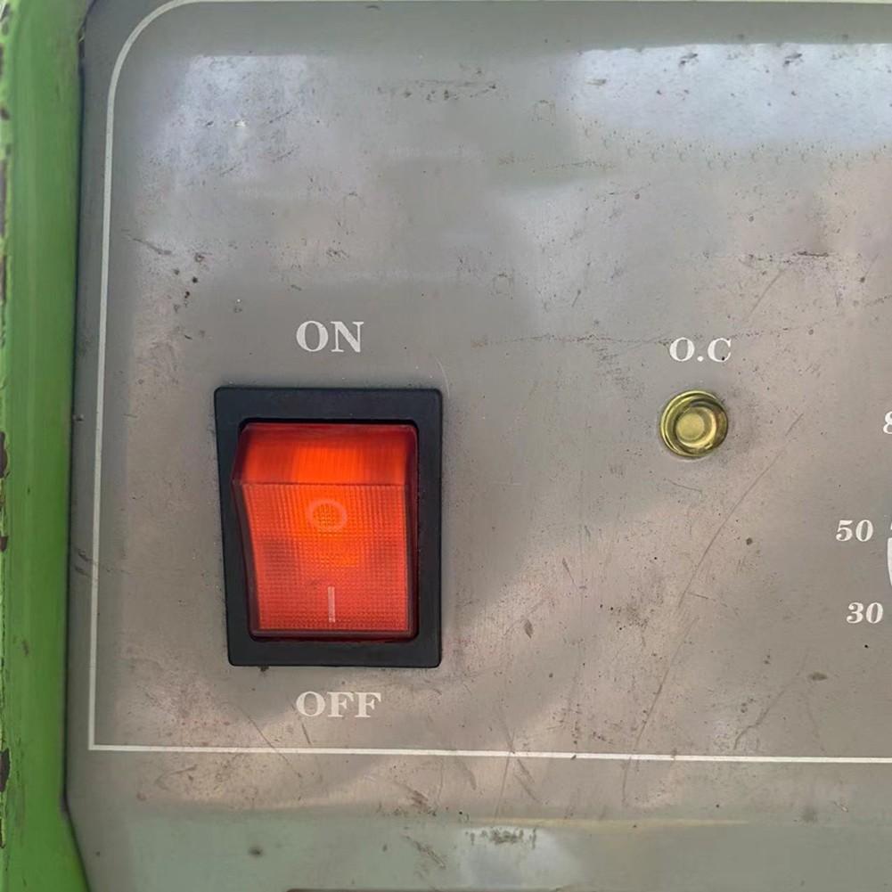 Welding Machine Power Switch 30A 250VAC Electric Heater Switch 4Pin with Light