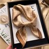 70 * 70cm New Silk Small Square Scarf For Women'S Neck Protection Professional Scarf Versatile Hair Tie Headscarf Scarf