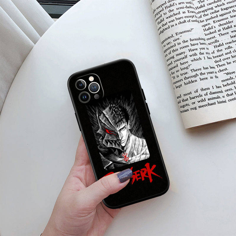 ED8 Berserk Guts Phone Case for Samsung Note 20 10 Plus Ultra Lite A51 A52 A53 A71 A72 A73 A82 M20 M30 M21 M31 M51 A11 A30S A20S A50S A70