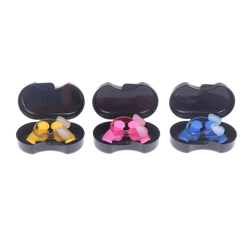 Summer Swimming Earplugs Nose Clip Silicone Waterproof  Diving Ear Plugs