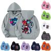 Child Fashion Lightweight Long Sleeve Pullover With Pockets Print Hoodie