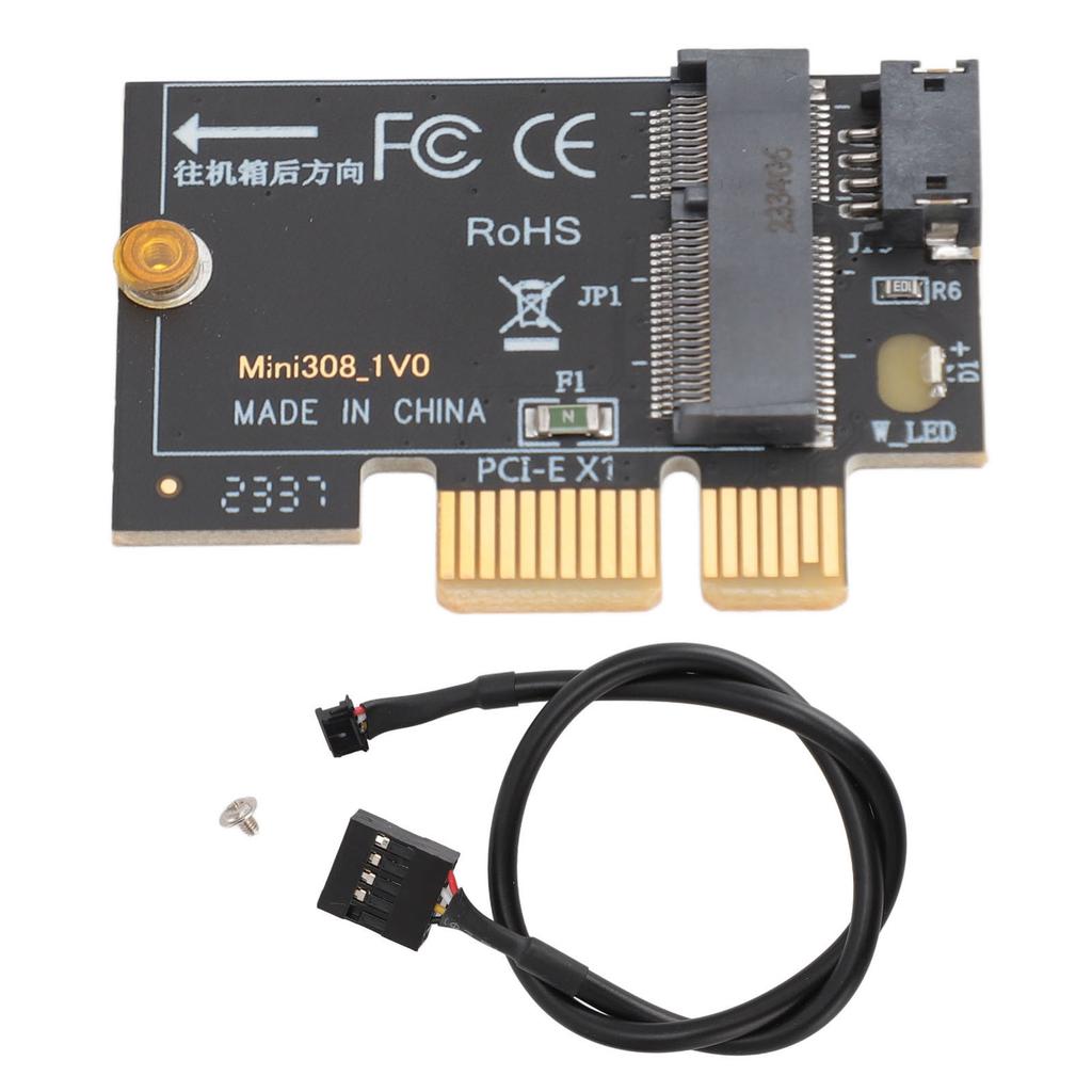 M.2 To PCIE X1 Adapter Card High Speed Data Transmission Pluggable M.2 To PCI Express X1 Mini