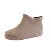 Women's Rain Shoes Fashion Trend Adult Short Tube Waterproof Anti Slip Boots