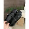 Inner Height-increasing Silver Bow Mary Jane Single Shoes Women's Shoes Spring and Autumn New Ballet Shoes