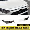 For Toyota RAV4 XA50 2019 2020 2024 2024 2024 2024 RAV 4 Hybrid Stainless Car Front Hood Engine Decorative Cover Trim Sticker