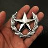 3D Metal Chrome Pentagram Star CPC Car Trunk Window Emblem Badge Sticker Decal