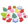 10/30/50Pcs Christmas Squishy Stress Relief Toys Kids Party Favors Birthday Rewards Gifts Goodie Bag Filler Santa Claus New Year 2025