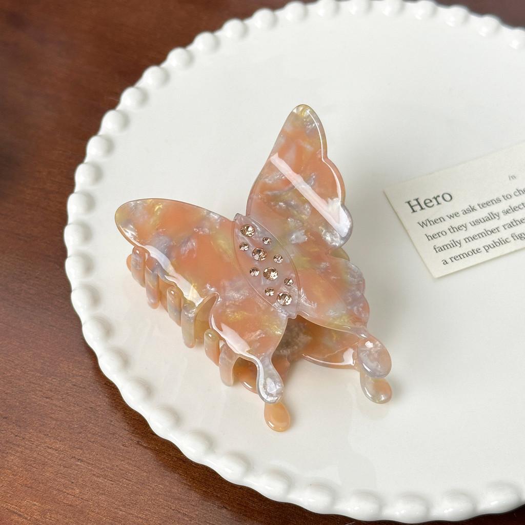 Fashionable And Stylish Rhinestone Butterfly Hair Clip Perfect For Everyday Use