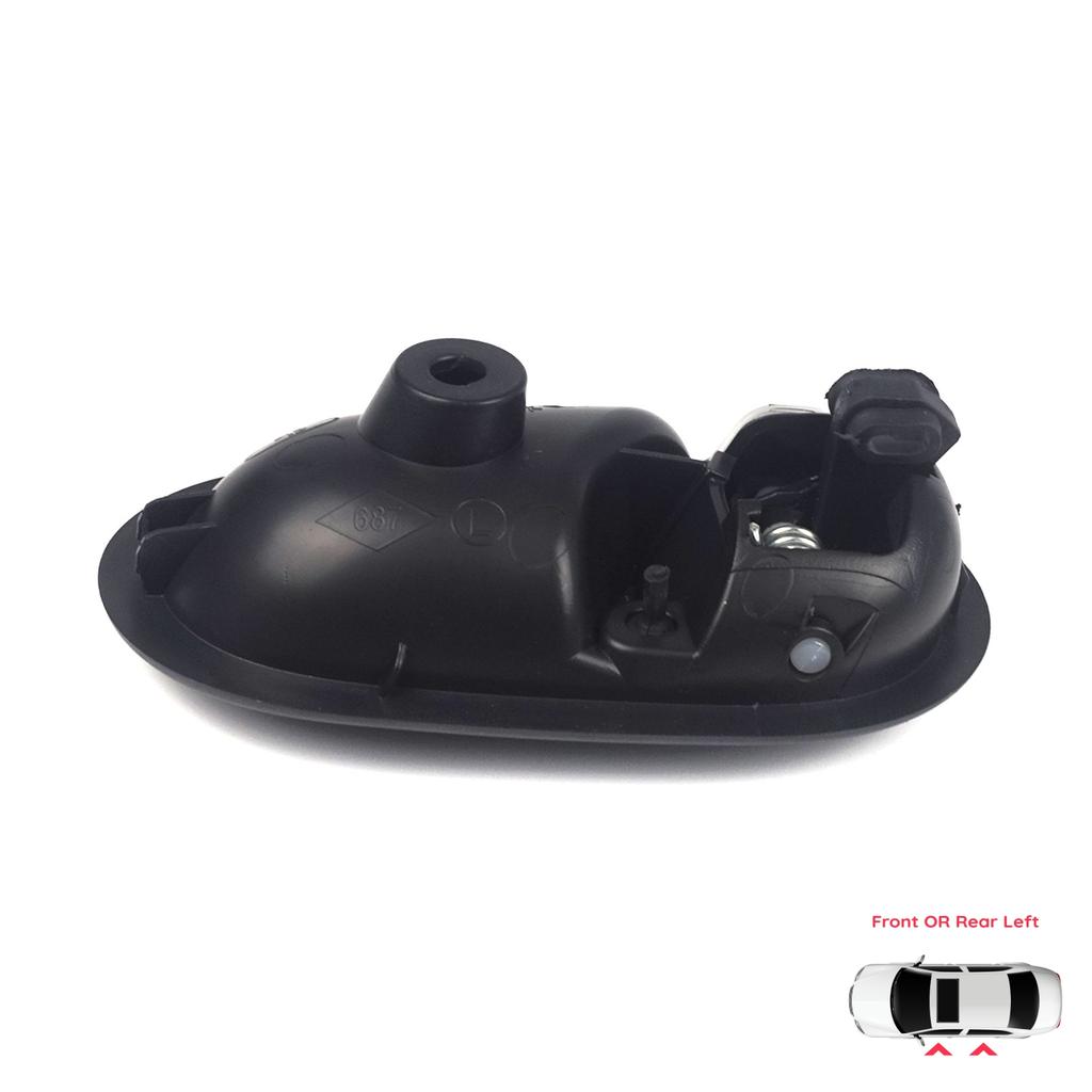 BROSS Auto Parts BDP797 Interior Door Handle BLACK 806717698R Front or Rear Left Doors for Renault Symbol 3 Dacia Sandero 2