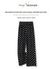 Women's Summer Polka Dot Wide-Leg Pants - High-Waisted, Lightweight, Versatile, Casual Fashion.