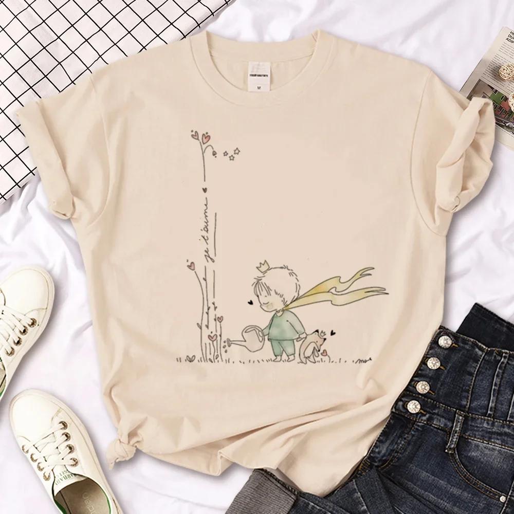 Funny the Little Prince T Shirt Tee Women Harajuku Tshirt Girl 2000s Clothing T-shirt Clothes