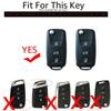 Alloy Car Flip Key Case Cover For Volkswagen VW Polo Golf Passat Tiguan Beetle Caddy T5 Up Eos Skoda Octavia Seat Leon Altea