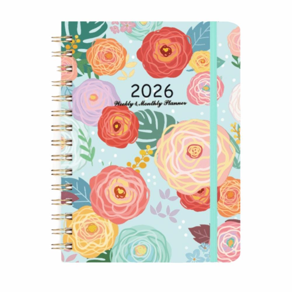 Jan.2026 - Dec.2026 Calendar 2026 Weekly and Monthly Academic Planner High Quality 2026 Planner