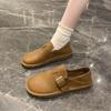 Women's Breathable Driving Casual Shoes Slip-On Business Formal Bean Bean Leisure Leather Shoes Summer Trendy Versatile Loafers