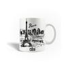 Mug - I Love Paris - Ceramic - 30cl - Dishwasher Safe - White
