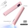 LINMANDA Handheld Gel Nails Light USB Rechargeable Small Digital Display Portable Nail Dryer Lamp for Nail Polish Curing
