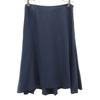 Made In Italy Midi Length Flare Skirt 38 Navy Women Used