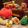 Series Dolls Christmas Bear Xmas Tree Gingerbread Man Deer Plush Toy Decoration