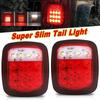 2pcs Car Led Rear Tail Light Installation Reversing Brake Lamp Modified Parts Compatible For Tj