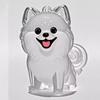Cute Puppy Clear Hair Storage Box - Animal Fur Ball Keepsake Hanging Ornament, Decorative Dustproof Display Case Gift
