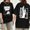 Japanese Anime Gojo Satoru Printed Loose T-shirt Harajuku Casual Cool Summer Streetwear Shirt