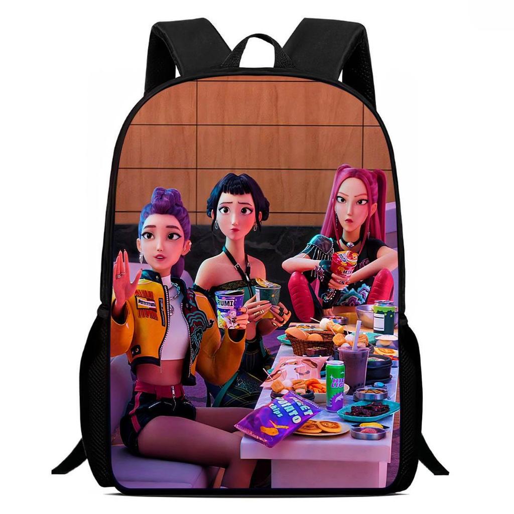 Kpop Demon Hunter Girl Group High-Definition Backpack - Lightweight & Casual Design