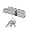 Indoor Key Cylinder AluminumIron Alloy Door Lock Core for Thickness of 3550mm Door