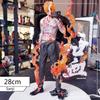 28cm Anime One Piece Blood Sanji PVC Action Collection Figure Model Big Ronoa Zoro Gift for Luffy Boys