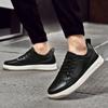 Fashion New Male Casual Sneakers Men Genuine Leather Treking Shoes Fashion Mens Leisure Walk Shoes Classic Retro Style Business Footwear