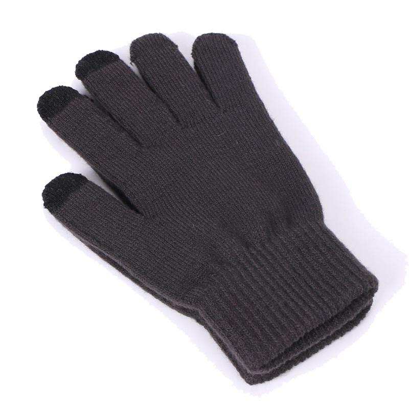 Men's and Women's Knit Pullover Hat Set: Autumn/Winter Velvet-Lined Warm Hat, Scarf, Gloves