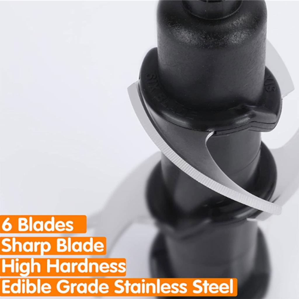 Replacement Blender Blade 6 Blade Blender Replacement Parts for 72 Oz BL660C BL740 BL642 BL500C Replacement 1100 Pitcher