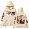 Anime Demon Slayer Douma Hoodie Harajuku Pullover Tops Man Woman Sweatshirt Fans Gift