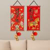 Chinese Style Chinese New Year Decoration Cartoon New Year Door Couplet Blessing Pendant Wall