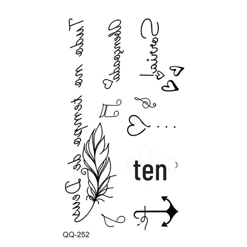 Водонепроницаемые наклейки для татуировки: Новые свежие стили и настраиваемые наборы